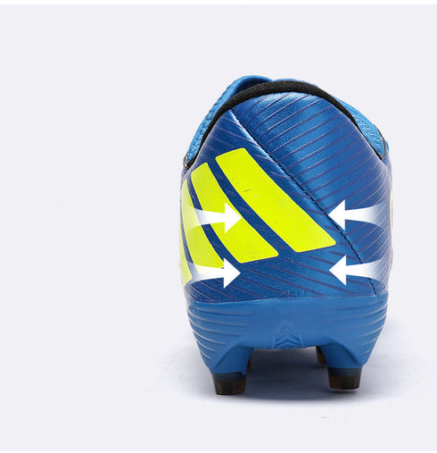 Outdoor High-top Football Boots Turf Soccer Cleats Kids AG Women Soft Football Shoes - ROUTINE FASHION